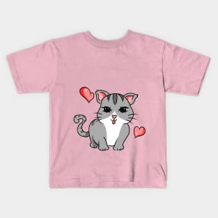 kawaiii cat Kids T-Shirt